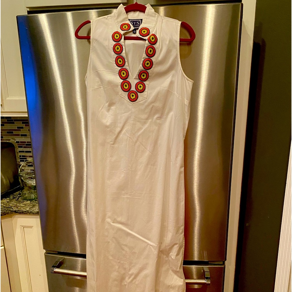 Sail to Sable maxi Dress with side slits. Gently used